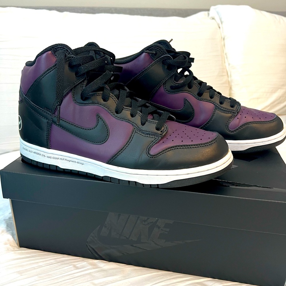 Nike Funk Hi/F men’s sneakers size 10.5 wine/black